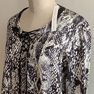 AMANDA UPRICHARD ANIMAL PRINT DRESS NWT SMALL SILK